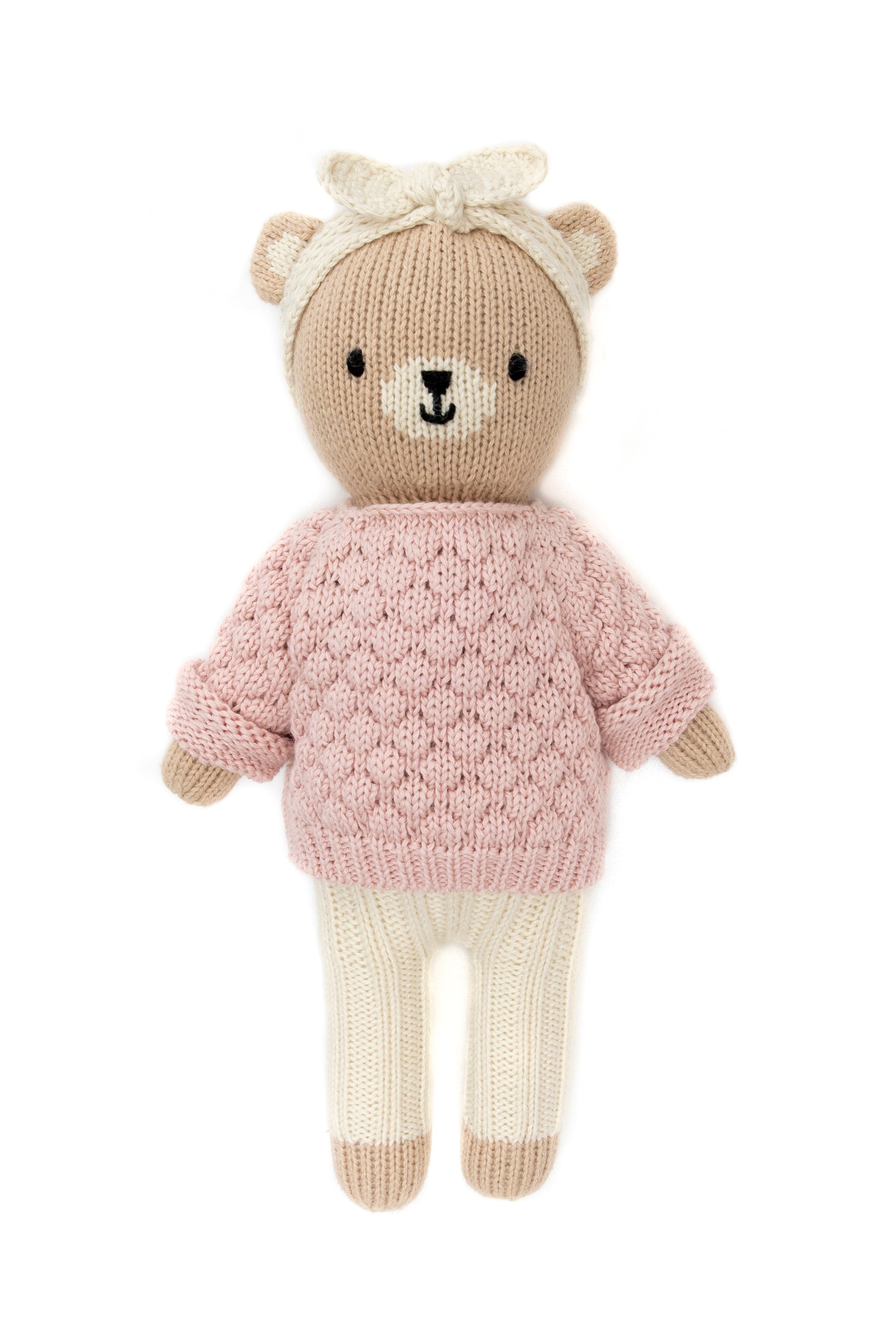 Osita Emma con sweater 29cm Rosado