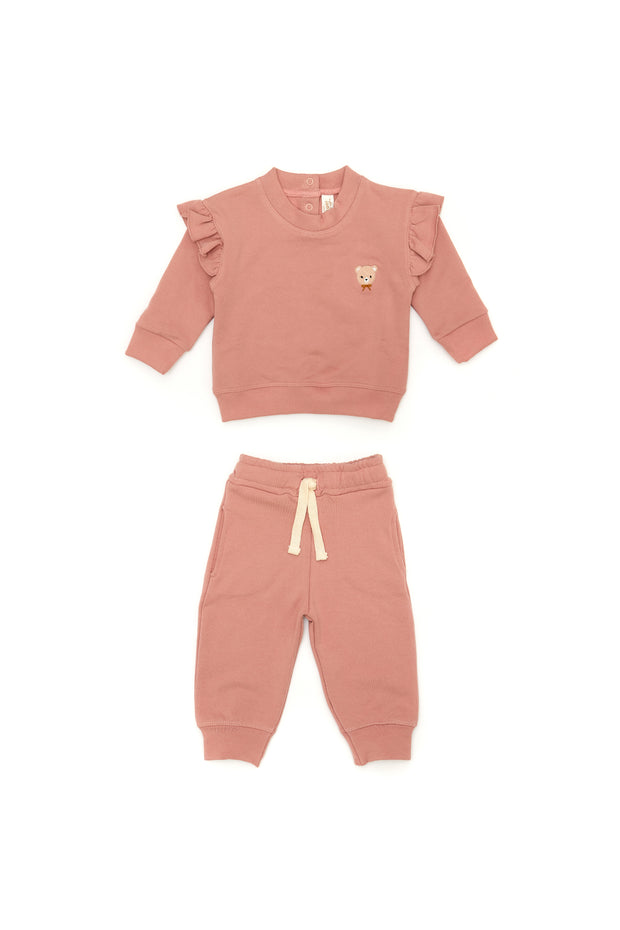 Set Polera Bobo + Buzo Coral