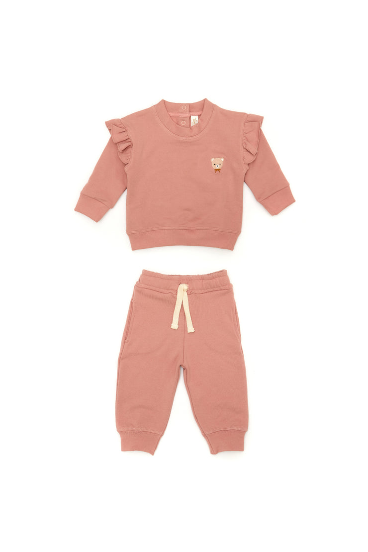 Set Polera Bobo + Buzo Coral