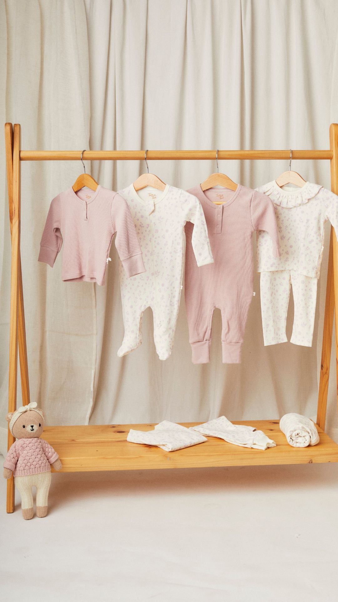 Romper Manga Larga Waffle Lila