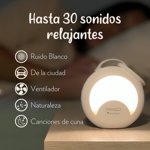 MÁQUINA DE RUIDO BLANCO CON LUZ ROJA