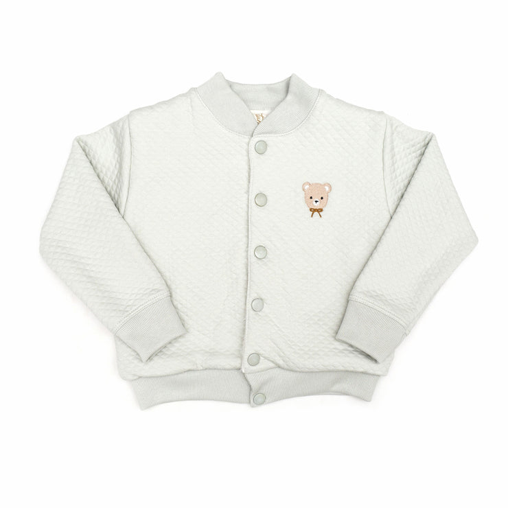 Chaqueta Niño Celeste de Jacquard de Algodón
