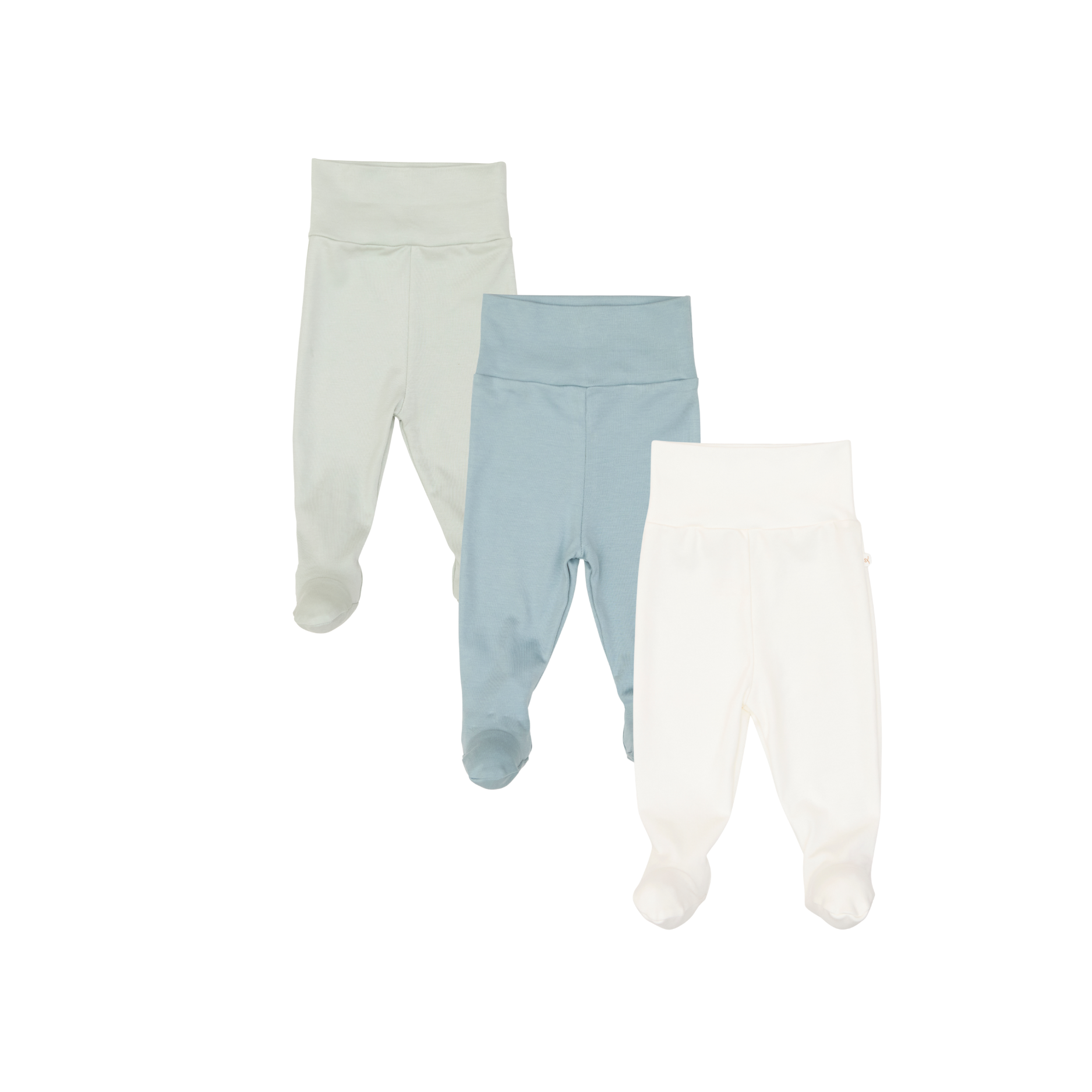 Pack 3pcs Pantalon Cintura Ancha de Algodón Pima