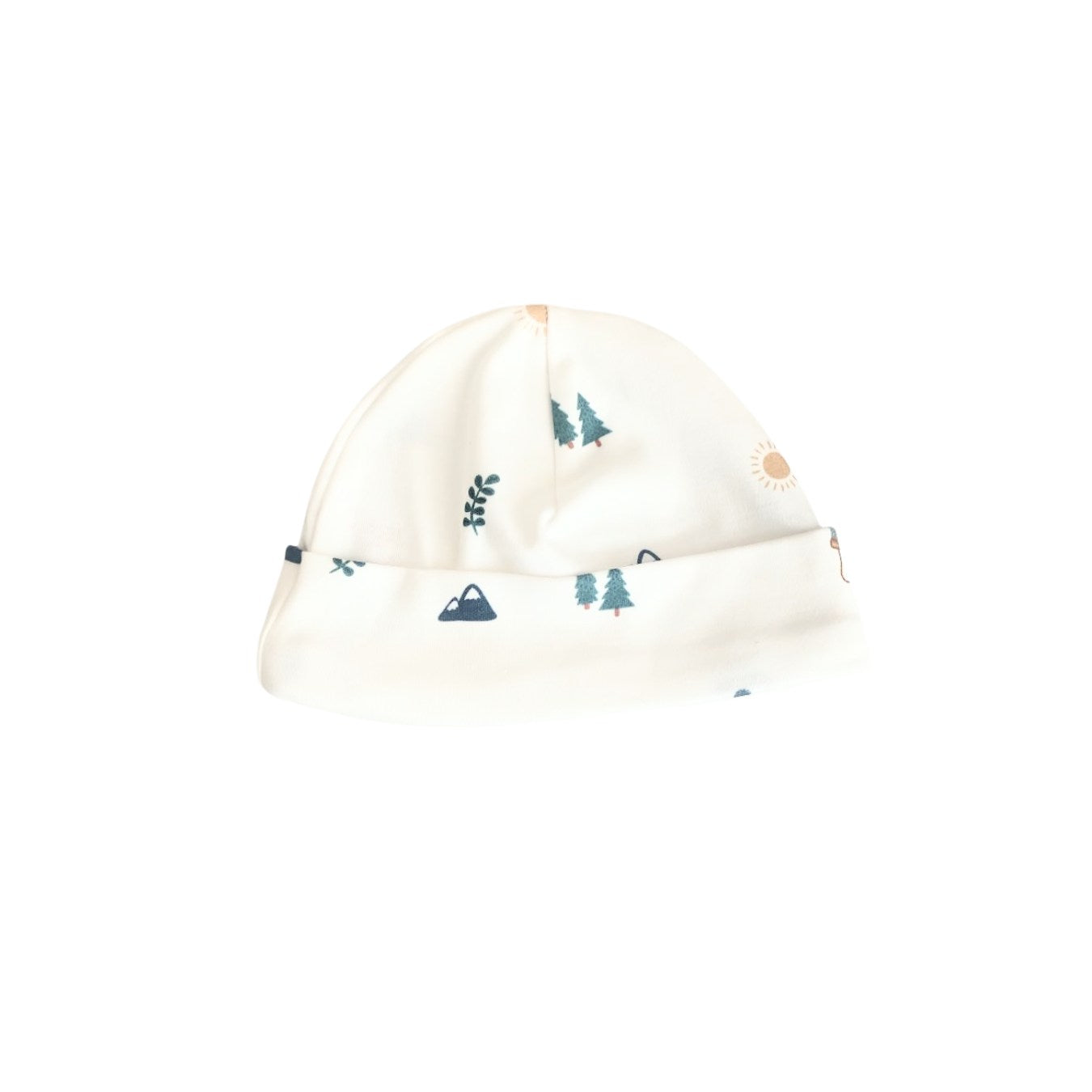 Set 2 Pcs Enterizo Broches + Gorro Perla Invierno de Algodón pima