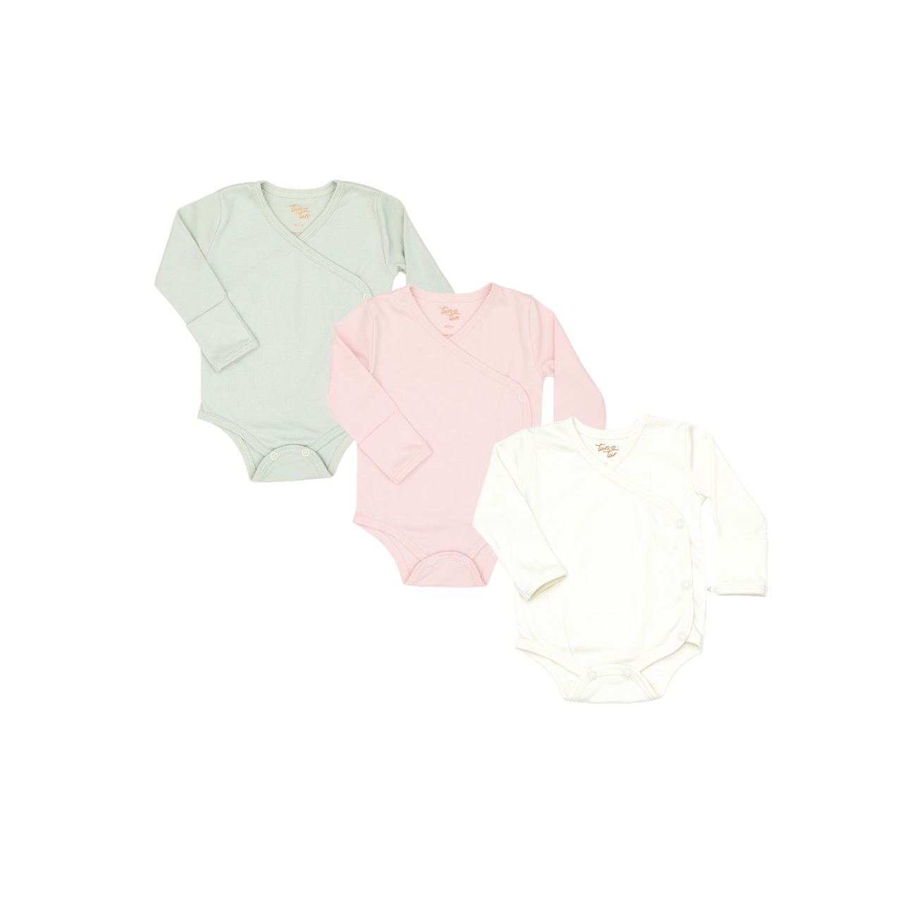 Pack 3pcs Body Cruzado de Algodón Pima