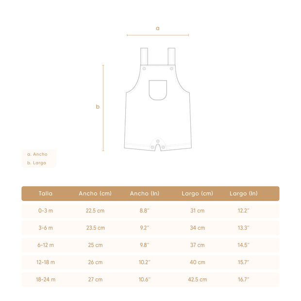 Set Body + Overall Perla Bicicletas / Azul