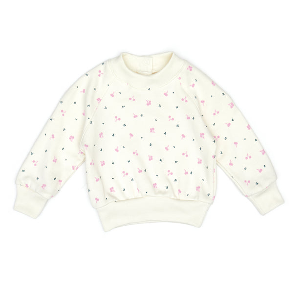 Polera French Perla Cerezas Fucsia