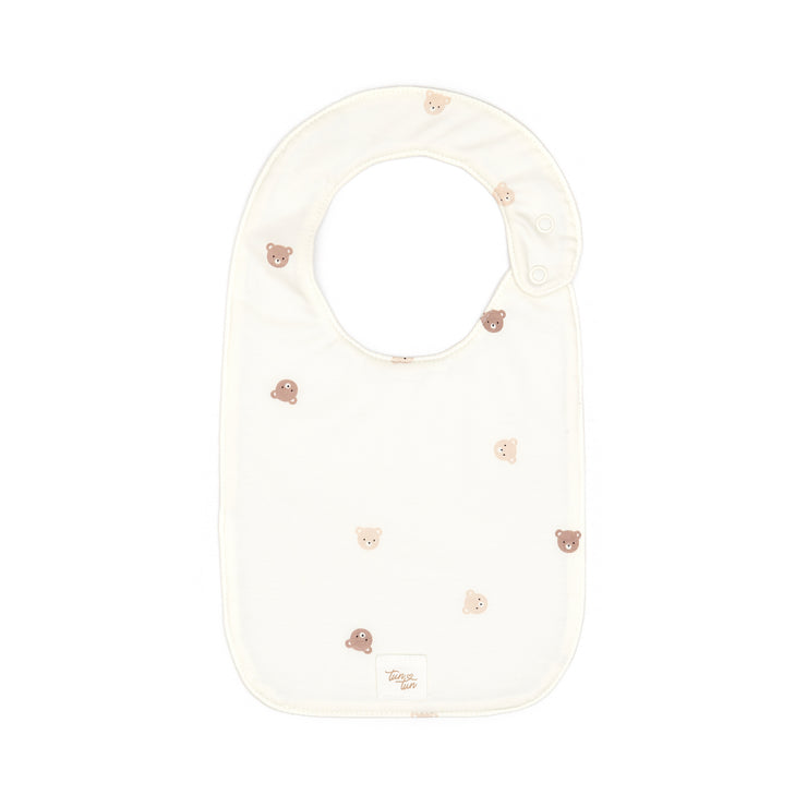 AJUAR ENTERIZO DE ALGODÓN PIMA + BABERO GRANDE + CAJITA DE REGALO