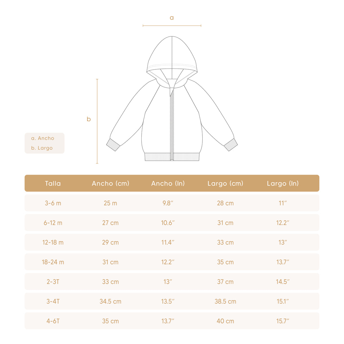 Polera Capucha Acero de Algodón afranelado