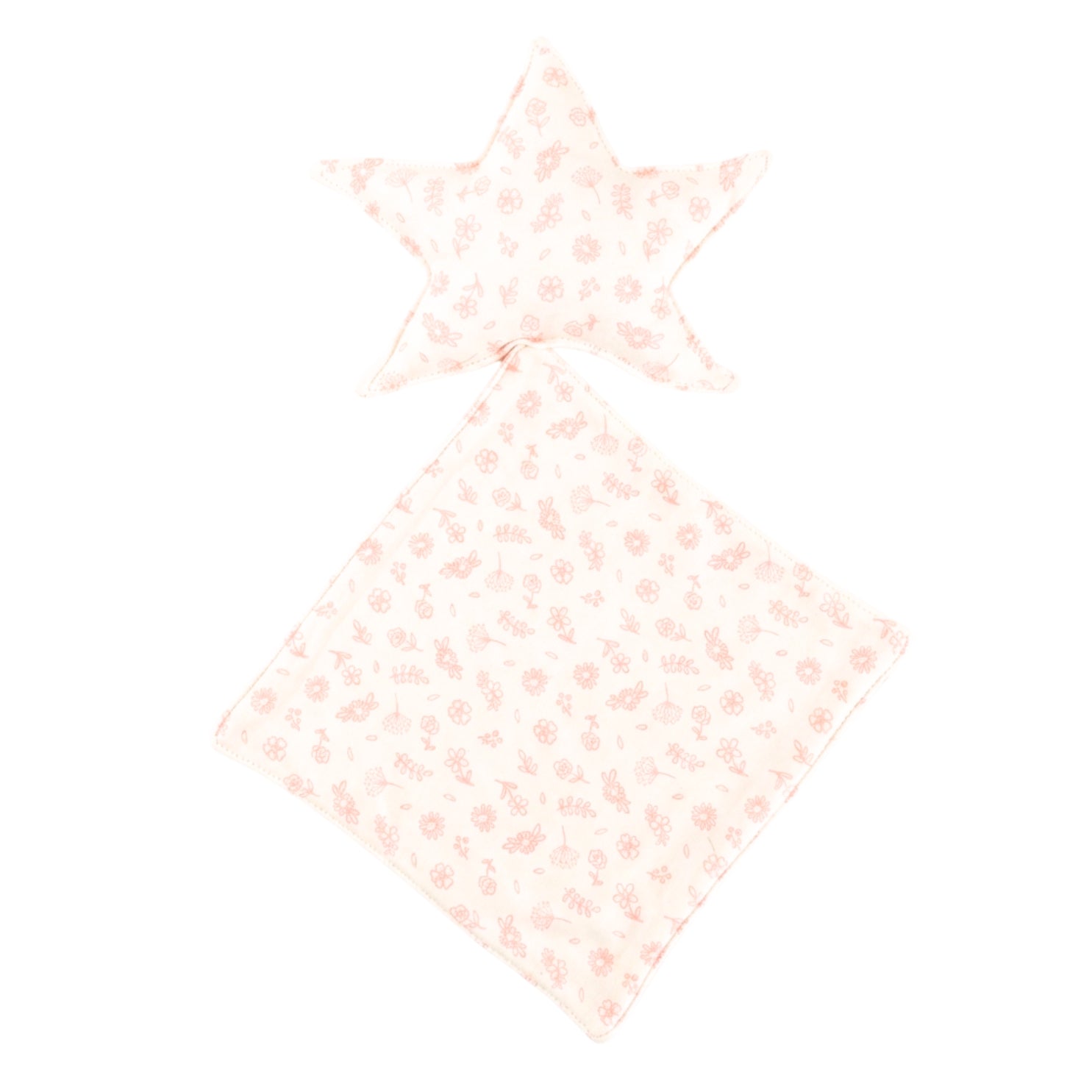 Ajuar Enterizo Broches + Gorro + Mantita De Apego Flores Rosadas de Algodón pima  + cajita de regalo