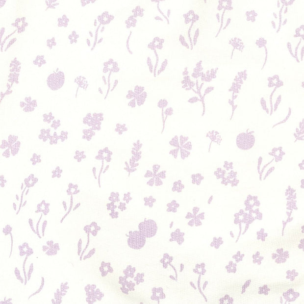 Polera Bobo Perla Flores Lila de  Algodón franelado