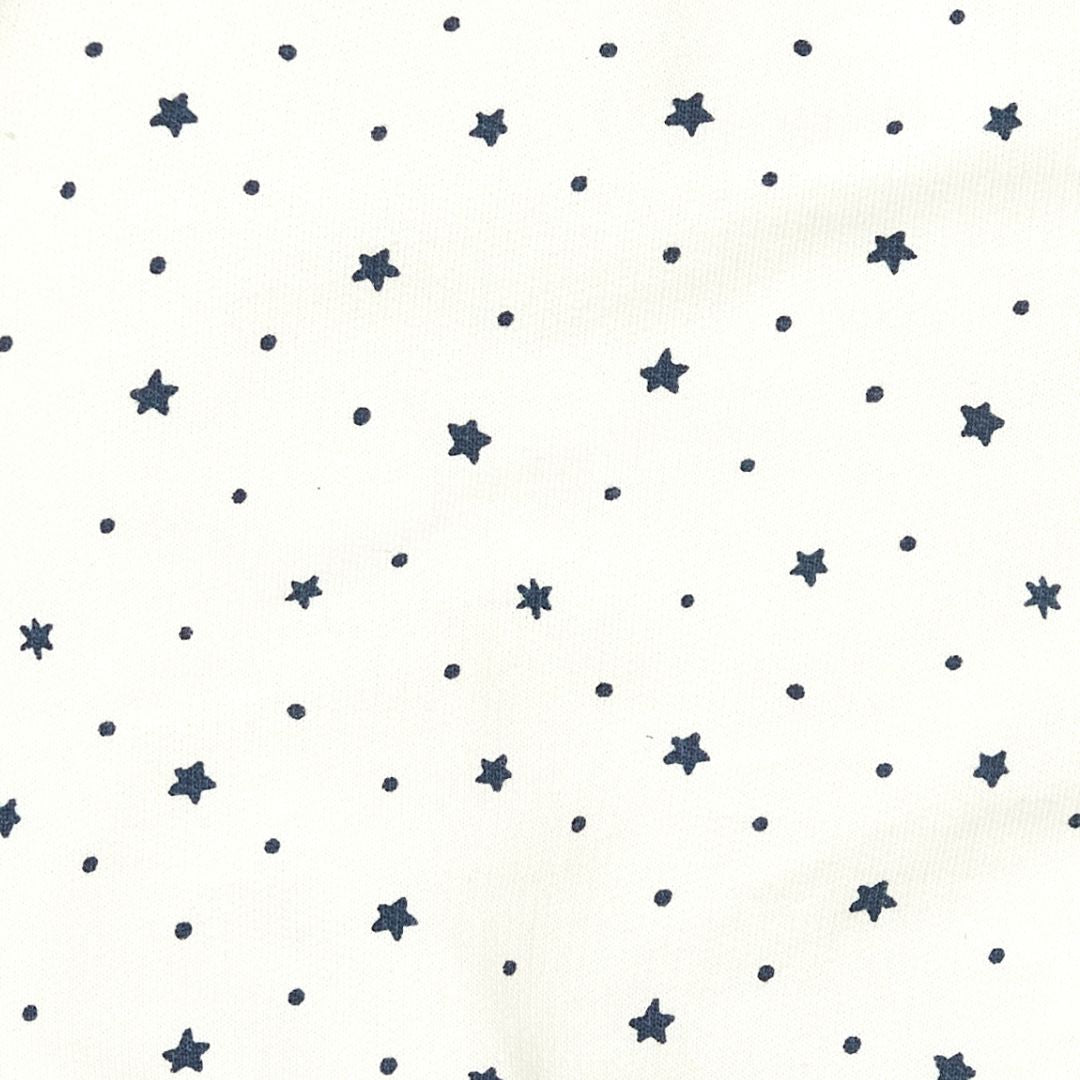 Conjunto 2 PCS Polera + Buzo Perla Estrellas de Algodón Franelado