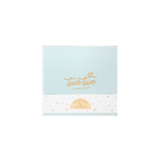 AJUAR VESTIDO BODY DE ALGODÓN  RIB + VINCHA + CAJITA DE REGALO