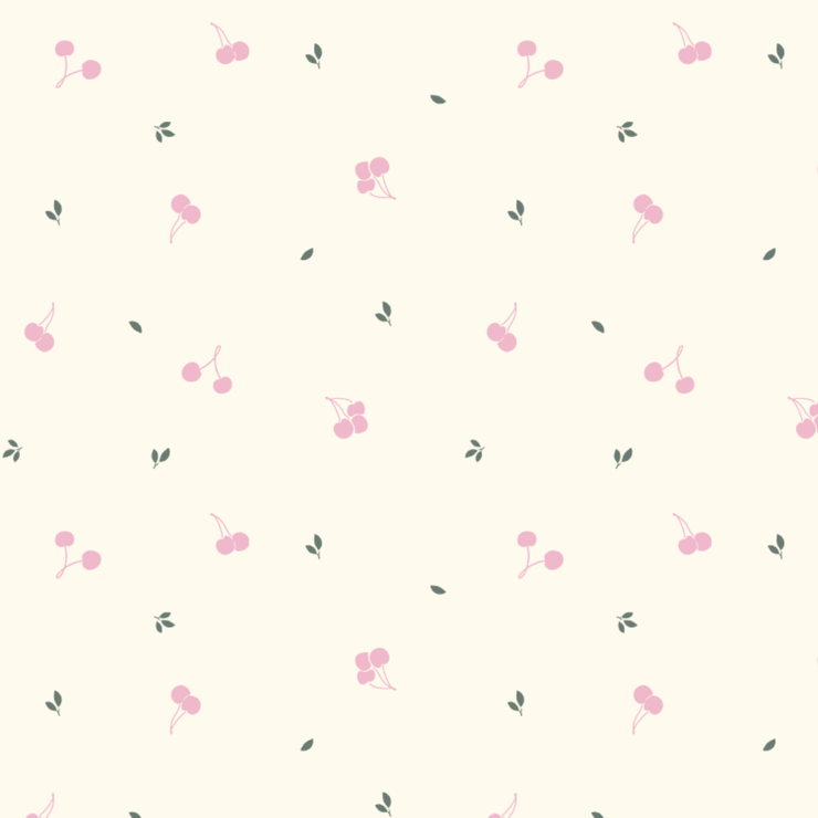 Set Body Bobo + Overall Perla Cerezas Fucsia / Cuadros Fucsia