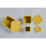 MINI BENTO BOX SILICONA SET X3 MUSTARD
