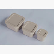 MINI BENTO BOX SILICONA SET X3 SAND