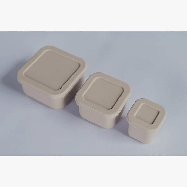 MINI BENTO BOX SILICONA SET X3 SAND