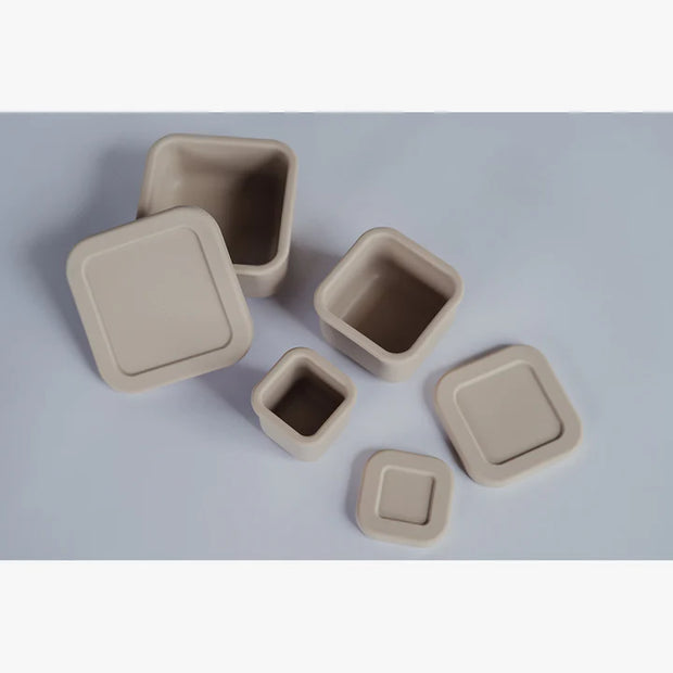 MINI BENTO BOX SILICONA SET X3 SAND
