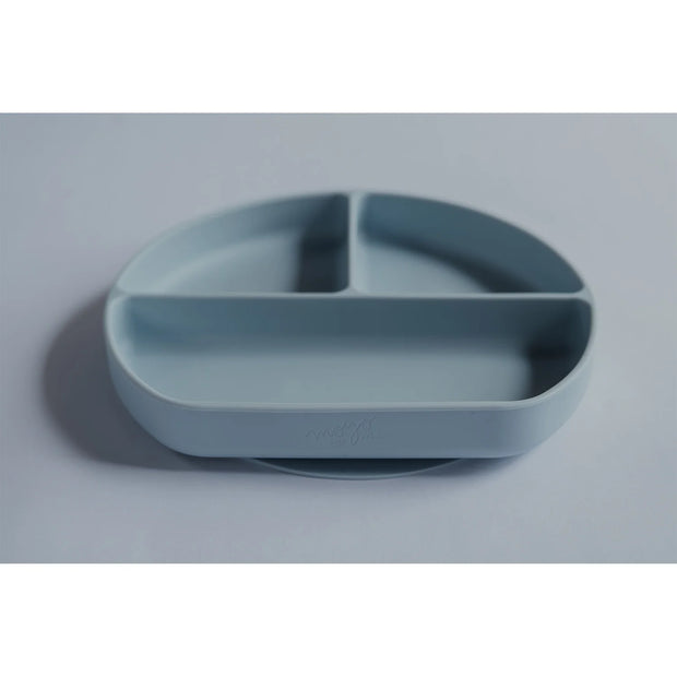 PLATO DE SILICONA CON DIVISIONES SKY BLUE