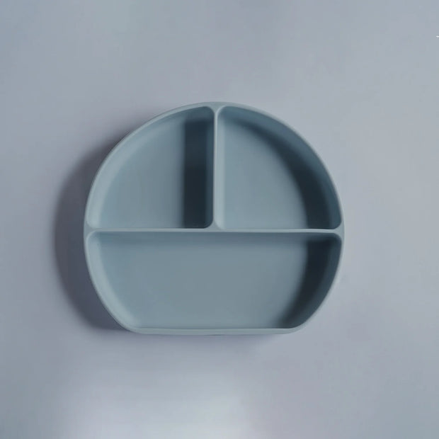 PLATO DE SILICONA CON DIVISIONES SKY BLUE