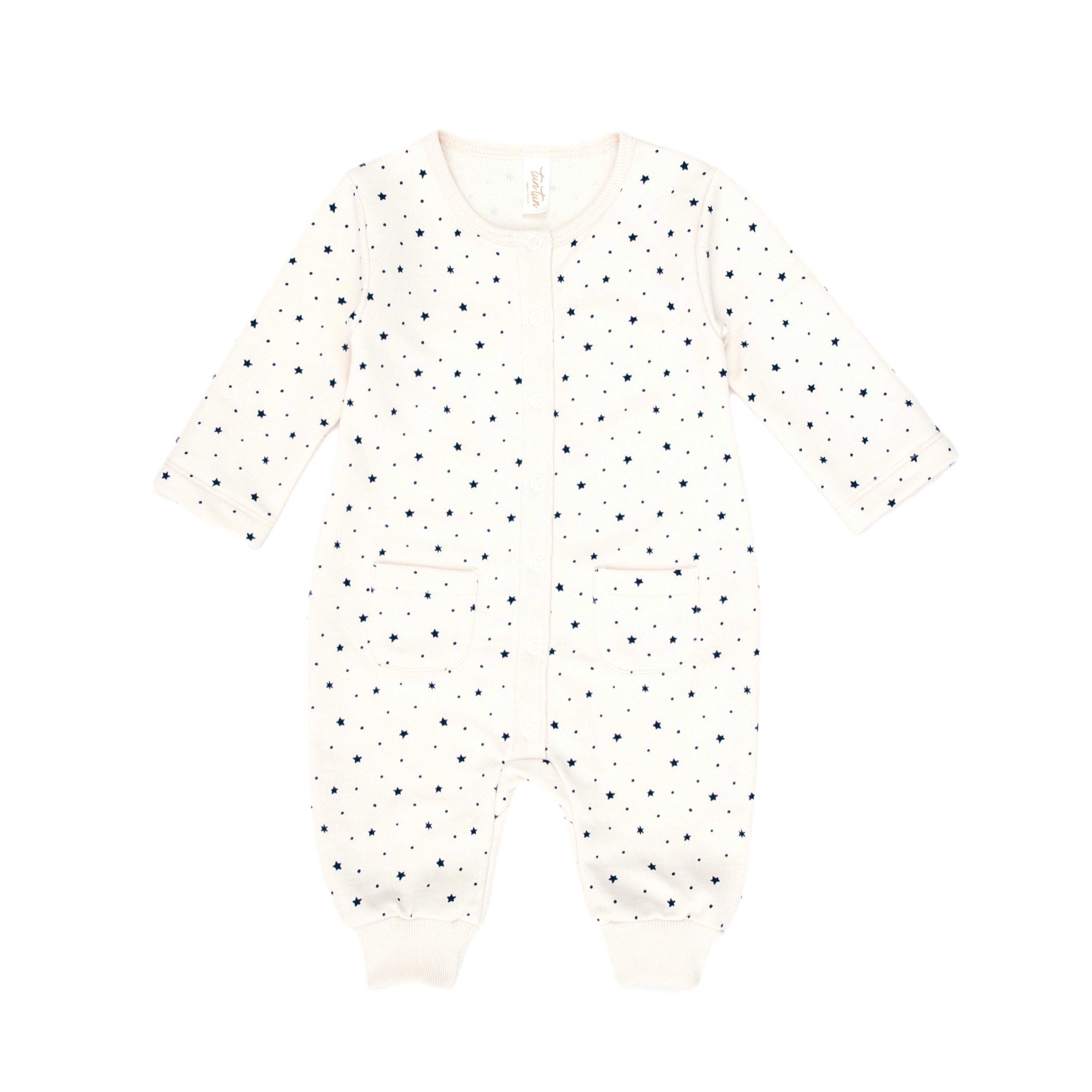 Romper Broches Perla Estrellas de Algodón franelado