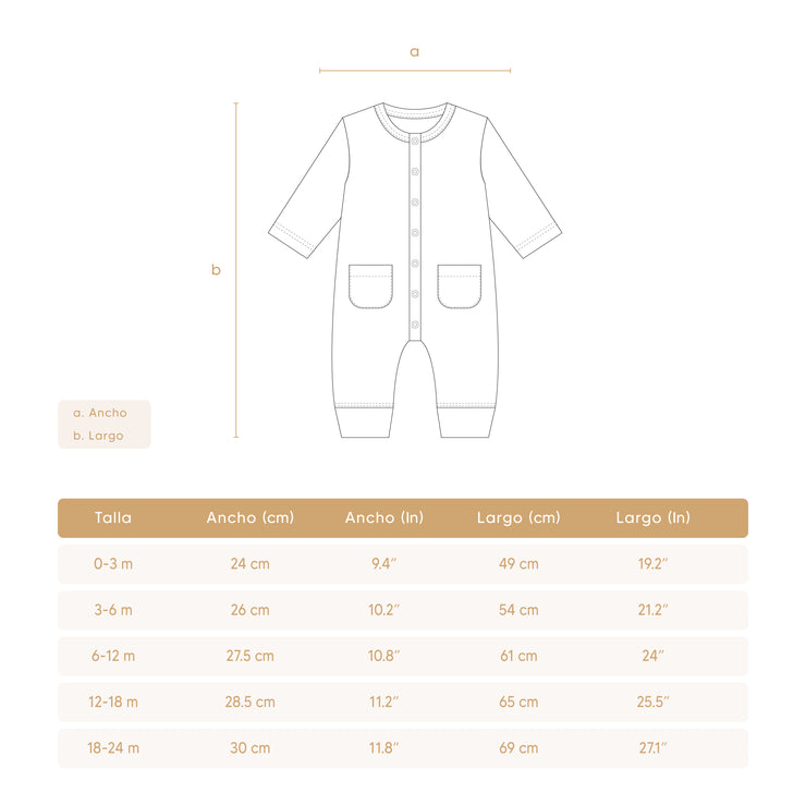 Romper Broches Perla Honguitos Algodón Afranelado