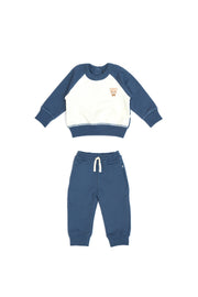 Set Polera + Buzo Perla & Azul