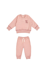 Set Polera + Buzo Coral