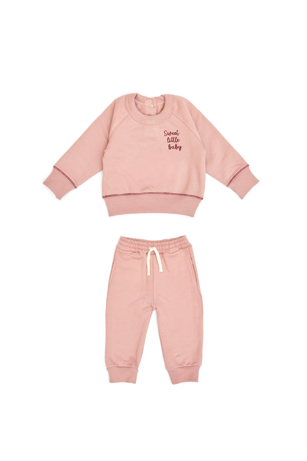 Set Polera + Buzo Coral
