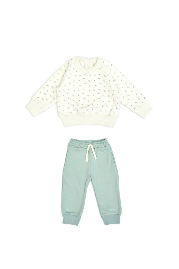 Set Polera + Buzo Perla Honguitos