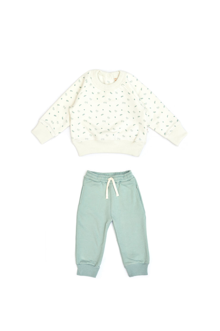 Set Polera + Buzo Perla Honguitos
