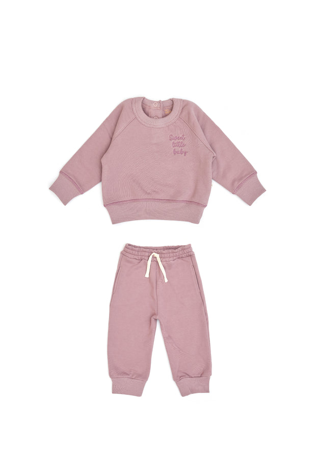Set Polera + Buzo Lila