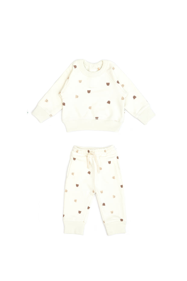 Set Polera + Buzo Perla Osos