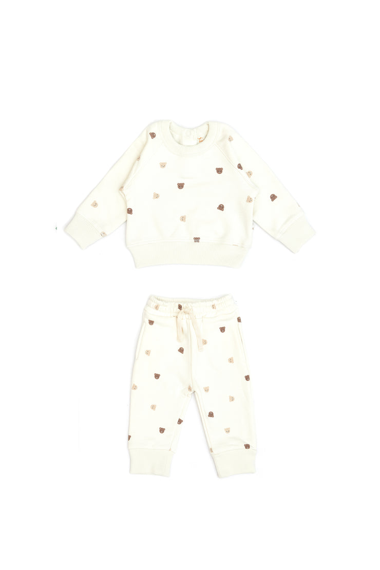 Set Polera + Buzo Perla Osos