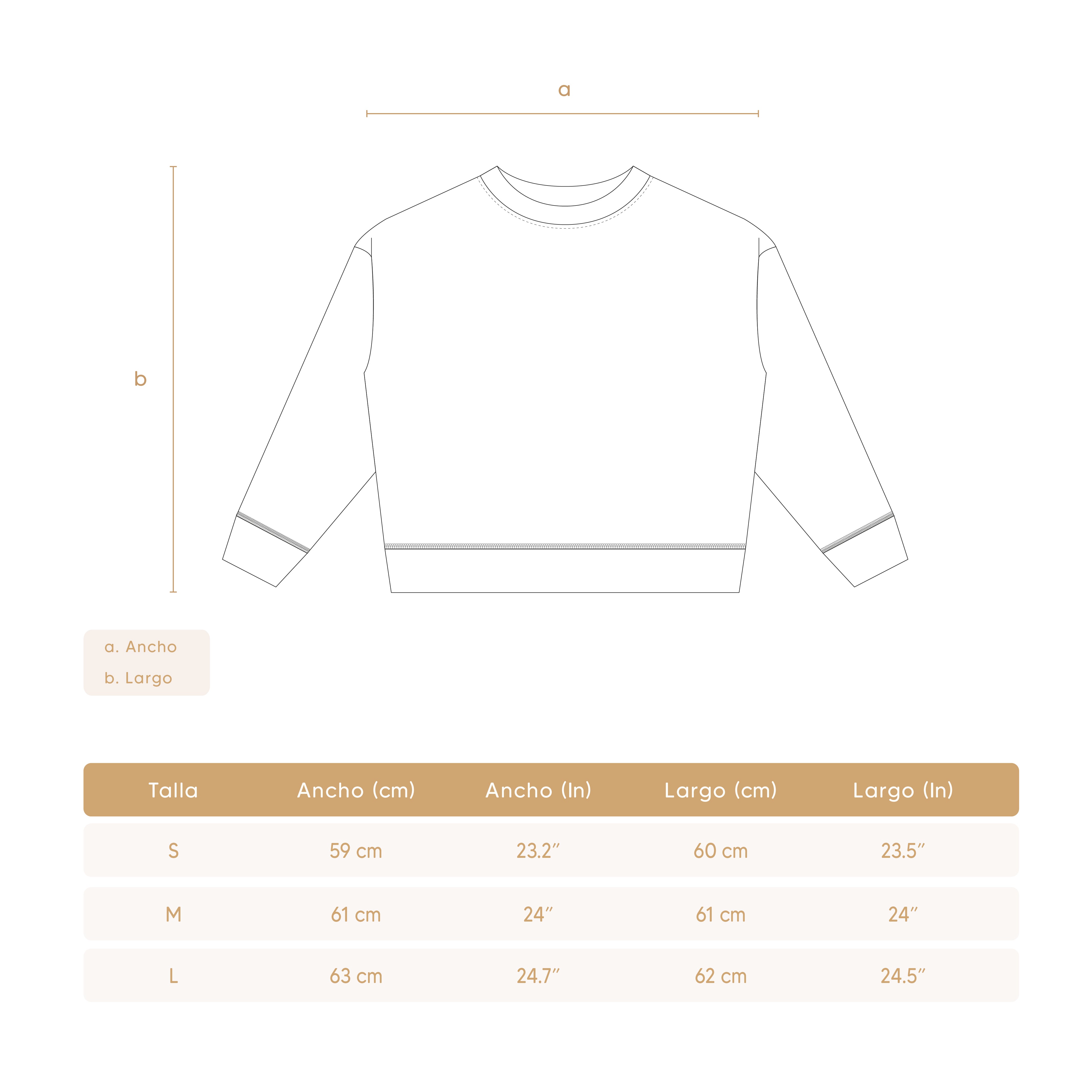 Polera Oversize Mamá Perla de algodón franelado