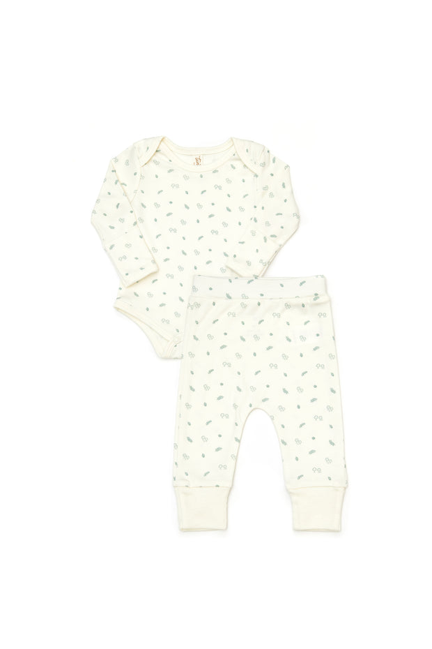 Set Body + Pantalon Perla Honguitos