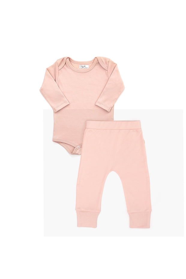 Set Body + Pantalon Rosado