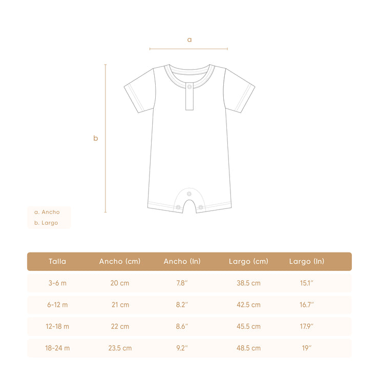 Romper Mc Short Verde Bicicletas de algodón rib