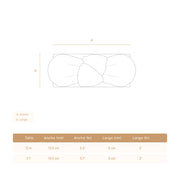 Vincha Rib Perla Mariposas de algodón rib