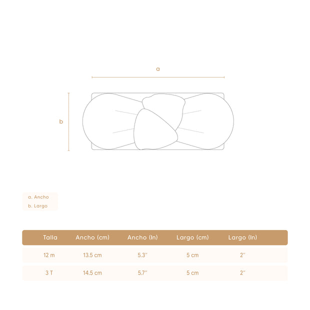 Vincha Rib Perla Mariposas de algodón rib