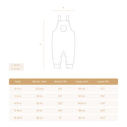 Set Romper Tirantes Rosado DE Jackard de algodón + Body Bobo Perla de algodón rib