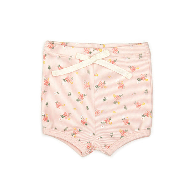 Set Polo + Short Rosado / Rosado flores