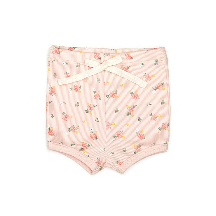 Set Polo + Short Rosado / Rosado flores