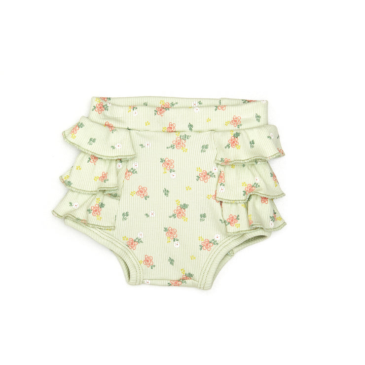 Set Body Bobo + short bombacho Verde & verde flores