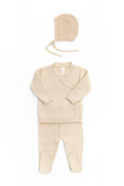Set 3 Pcs Kimono + Pant + Bonet Avena
