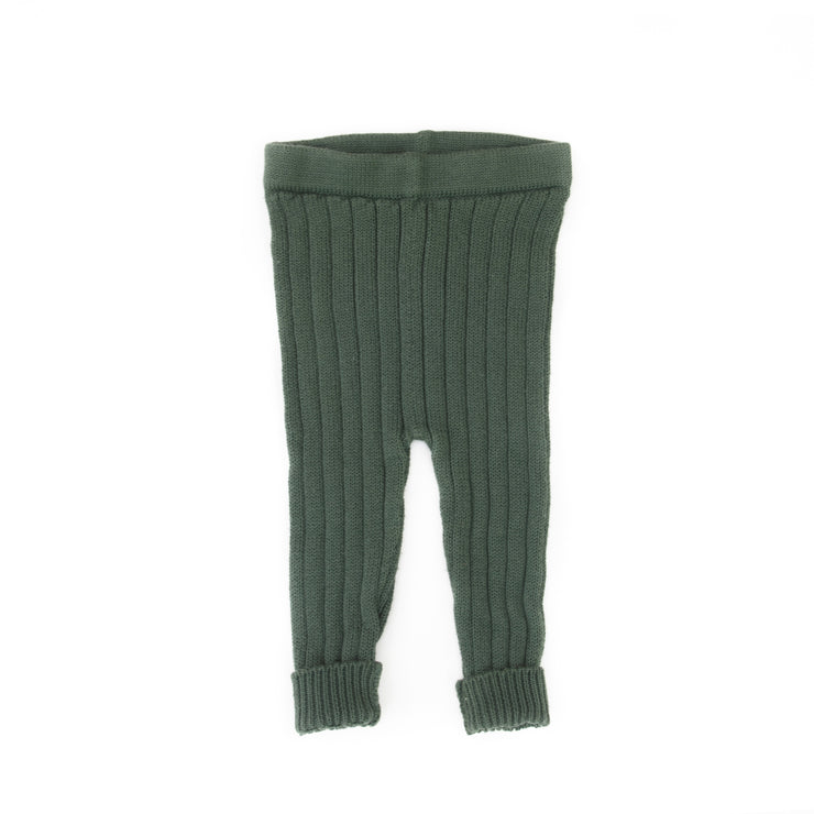 Set tejido Sweater Zigzag + Leggin Verde de algodón