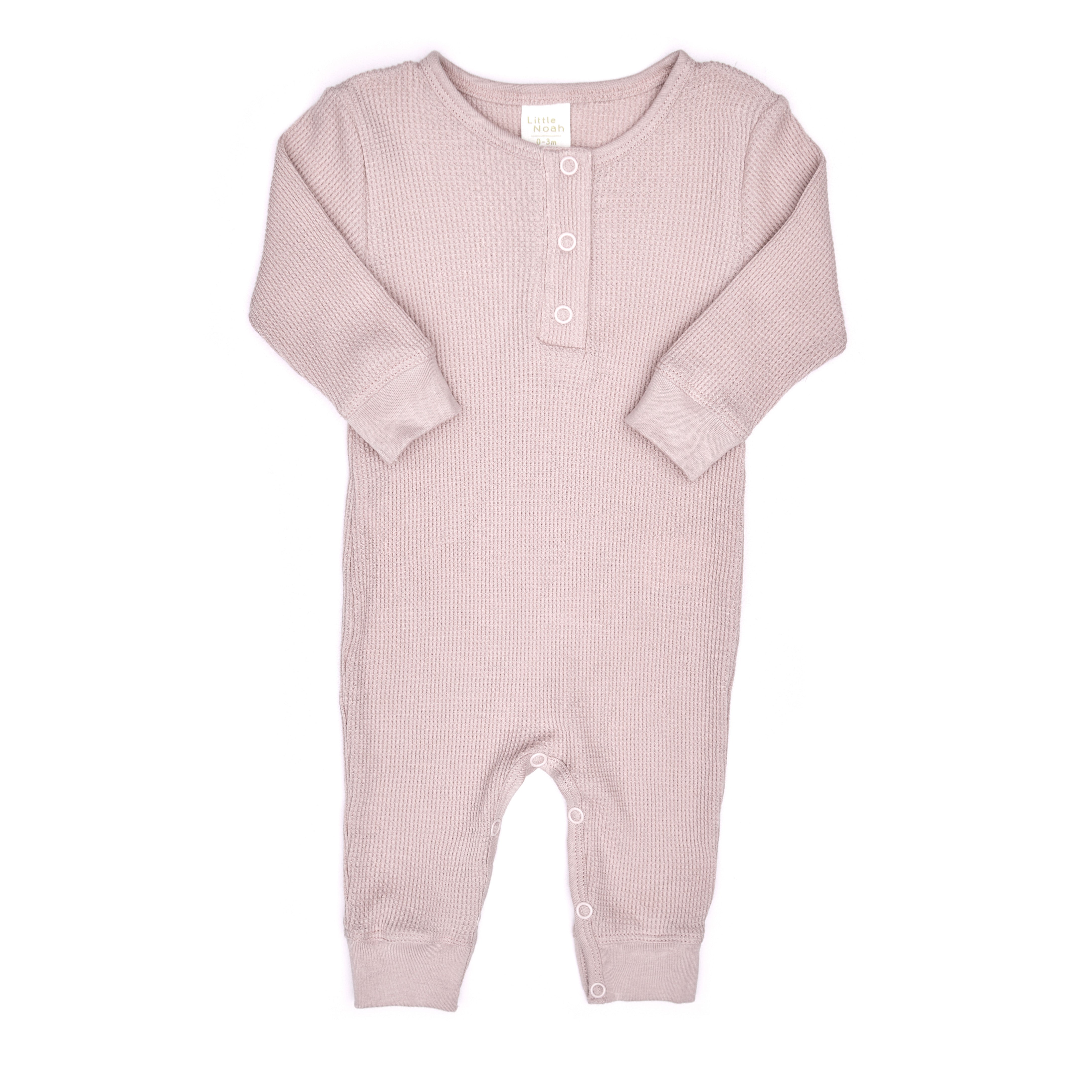 Romper Manga Larga Waffle Lila