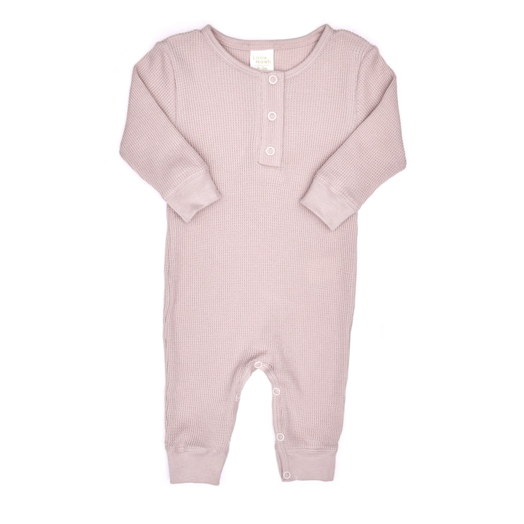 Romper Manga Larga Waffle Lila