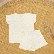 Pijama Bobos Perla Cerezas Fucsia de algodón pima