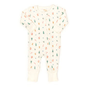 Romper Cierre Navidad de Algodón